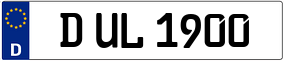 Truck License Plate